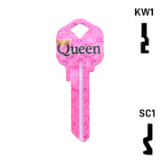 Happy Keys- Queen Key (Choose Keyway) Residential-Commercial Key Howard Keys