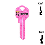 Happy Keys- Queen Key (Choose Keyway) Residential-Commercial Key Howard Keys