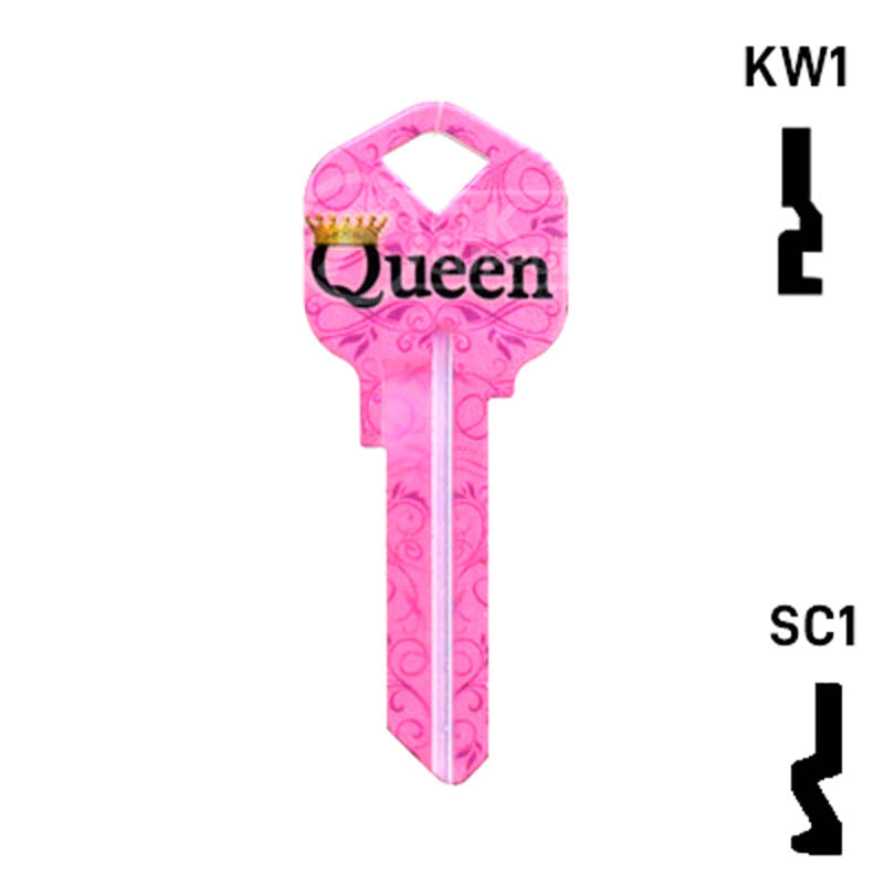 Happy Keys- Queen Key (Choose Keyway) Residential-Commercial Key Howard Keys