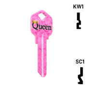 Happy Keys- Queen Key (Choose Keyway) Residential-Commercial Key Howard Keys