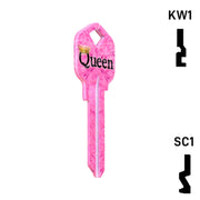Happy Keys- Queen Key (Choose Keyway) Residential-Commercial Key Howard Keys