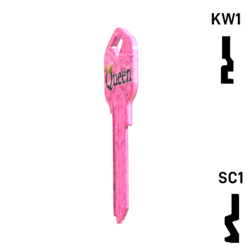 Happy Keys- Queen Key (Choose Keyway) Residential-Commercial Key Howard Keys