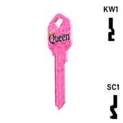 Happy Keys- Queen Key (Choose Keyway) Residential-Commercial Key Howard Keys