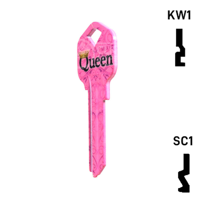 Happy Keys- Queen Key (Choose Keyway) Residential-Commercial Key Howard Keys