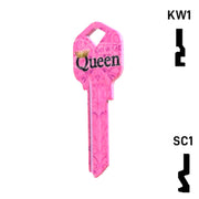 Happy Keys- Queen Key (Choose Keyway) Residential-Commercial Key Howard Keys
