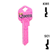 Happy Keys- Queen Key (Choose Keyway) Residential-Commercial Key Howard Keys