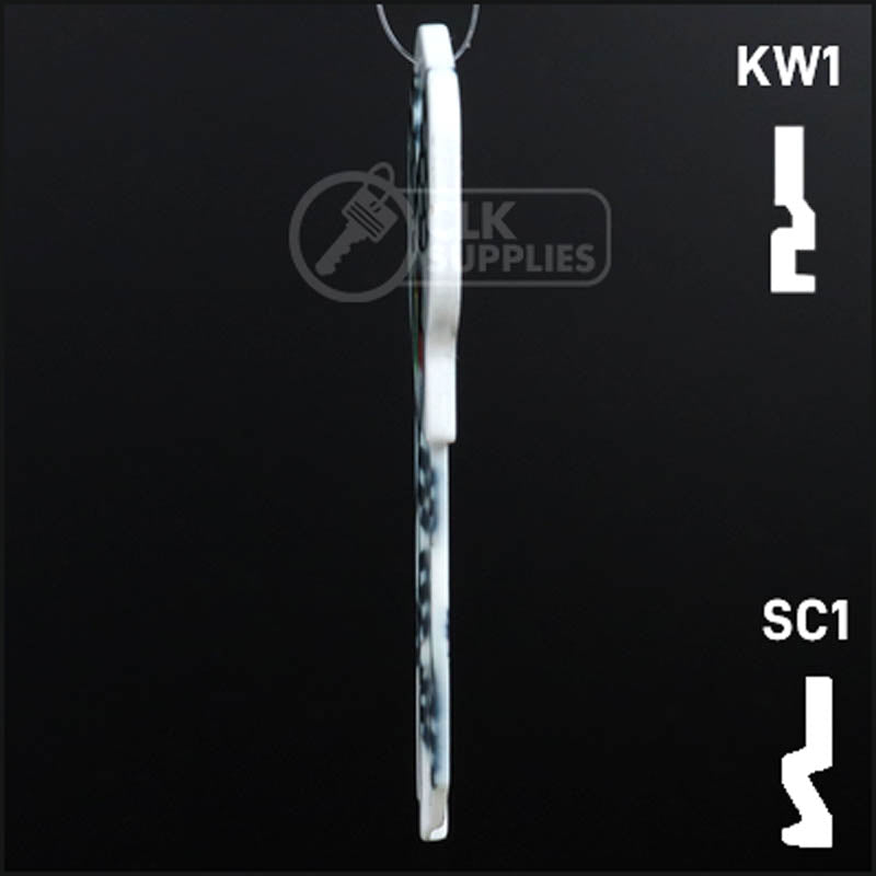 Happy Keys- Racing Flags Key (Choose Keyway) Residential-Commercial Key Howard Keys