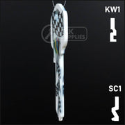 Happy Keys- Racing Flags Key (Choose Keyway) Residential-Commercial Key Howard Keys