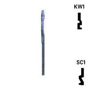 Happy Keys- Rainbow Butterfly Key (Choose Keyway) Residential-Commercial Key Howard Keys