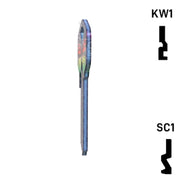 Happy Keys- Rainbow Butterfly Key (Choose Keyway) Residential-Commercial Key Howard Keys
