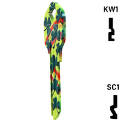 Happy Keys- Rainbow Clover Key (Choose Keyway) Residential-Commercial Key Howard Keys