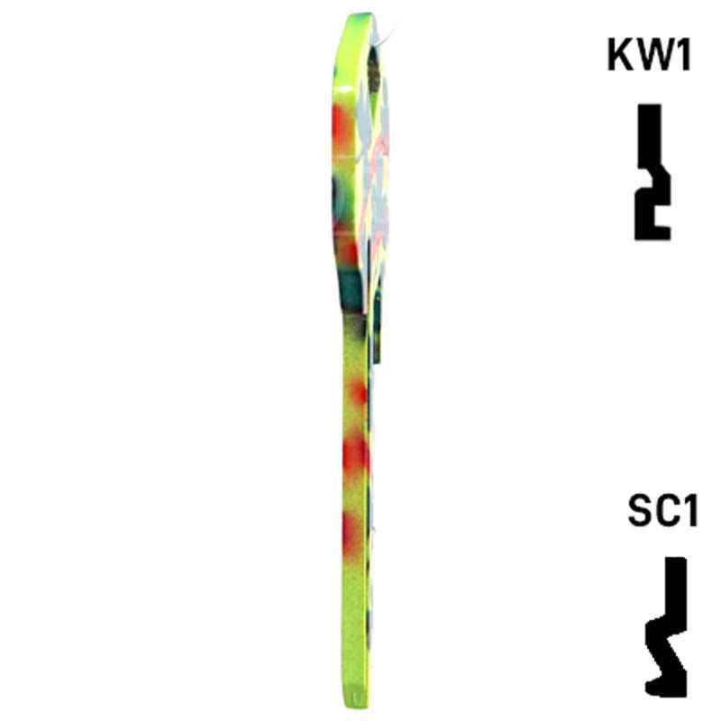 Happy Keys- Rainbow Clover Key (Choose Keyway) Residential-Commercial Key Howard Keys