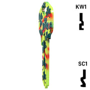 Happy Keys- Rainbow Clover Key (Choose Keyway) Residential-Commercial Key Howard Keys