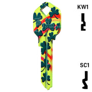 Happy Keys- Rainbow Clover Key (Choose Keyway) Residential-Commercial Key Howard Keys