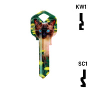 Happy Keys- Siamese Key (Choose Keyway) Residential-Commercial Key Howard Keys