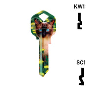 Happy Keys- Siamese Key (Choose Keyway) Residential-Commercial Key Howard Keys