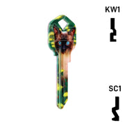 Happy Keys- Siamese Key (Choose Keyway) Residential-Commercial Key Howard Keys
