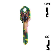 Happy Keys- Siamese Key (Choose Keyway) Residential-Commercial Key Howard Keys