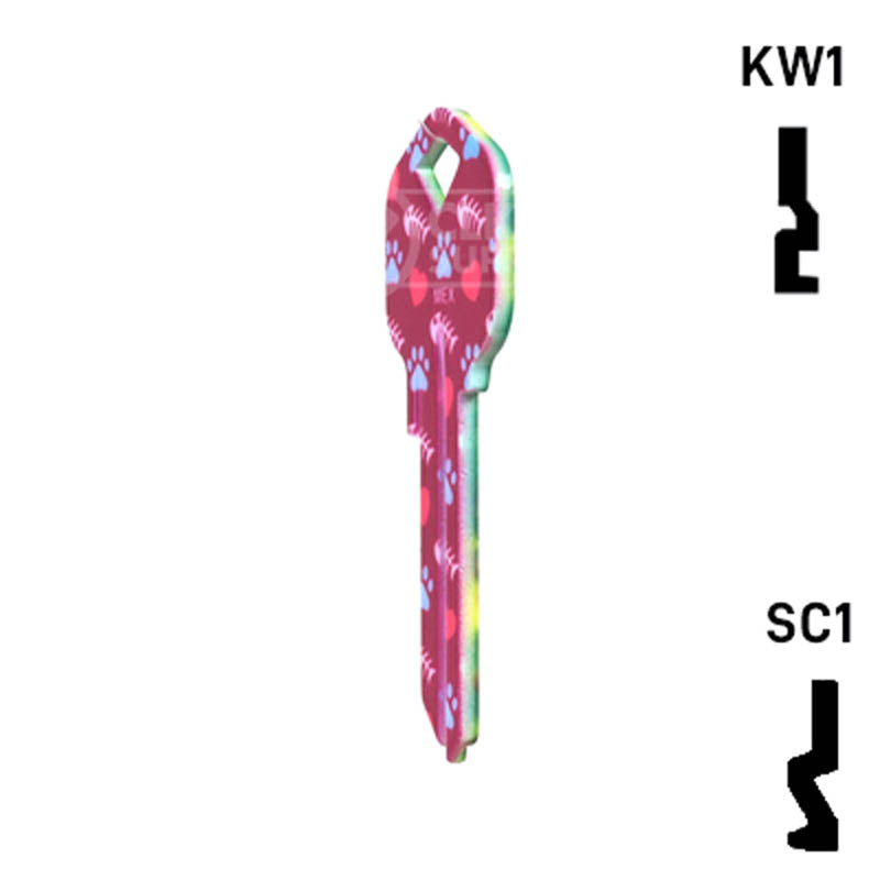 Happy Keys- Siamese Key (Choose Keyway) Residential-Commercial Key Howard Keys