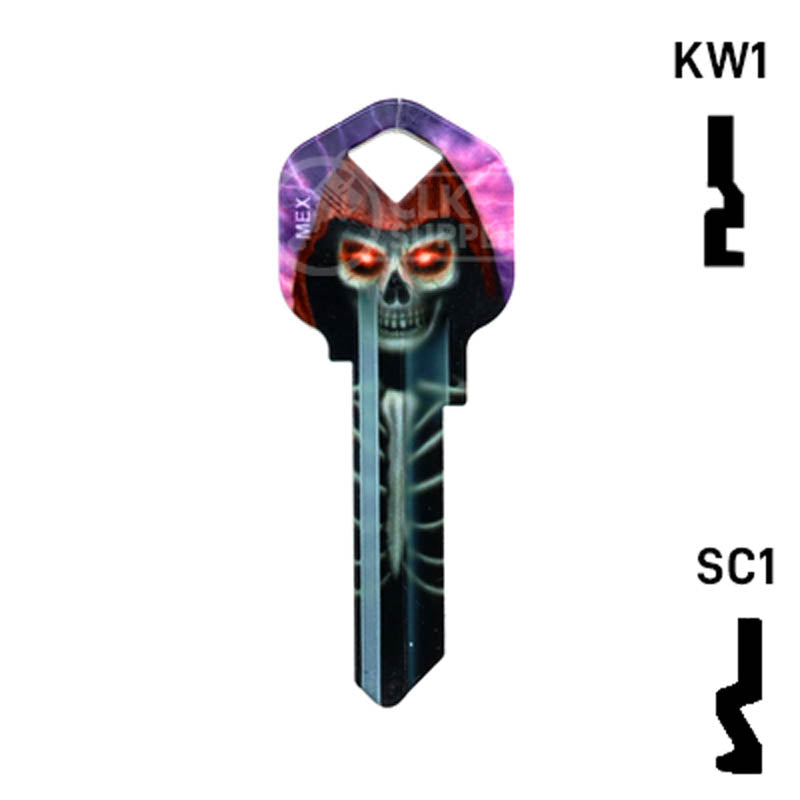 Happy Keys- Skeleton Key (Choose Keyway) Residential-Commercial Key Howard Keys