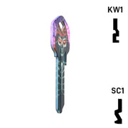Happy Keys- Skeleton Key (Choose Keyway) Residential-Commercial Key Howard Keys