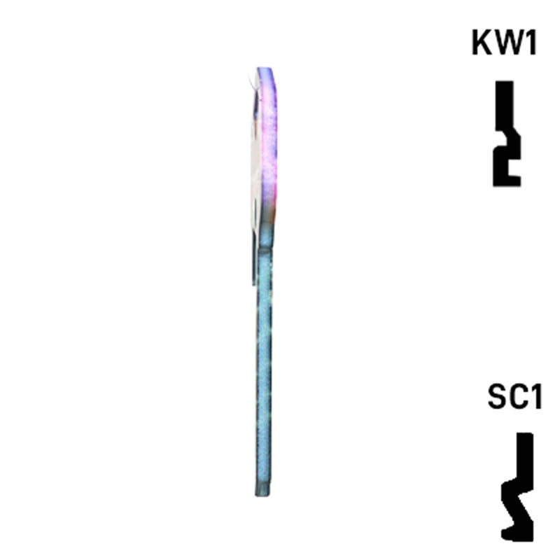 Happy Keys- Skeleton Key (Choose Keyway) Residential-Commercial Key Howard Keys