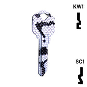 Happy Keys- Snakeskin Key (Choose Keyway) Residential-Commercial Key Howard Keys