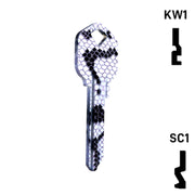Happy Keys- Snakeskin Key (Choose Keyway) Residential-Commercial Key Howard Keys