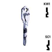 Happy Keys- Snakeskin Key (Choose Keyway) Residential-Commercial Key Howard Keys