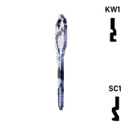 Happy Keys- Snakeskin Key (Choose Keyway) Residential-Commercial Key Howard Keys