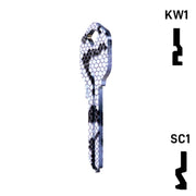 Happy Keys- Snakeskin Key (Choose Keyway) Residential-Commercial Key Howard Keys