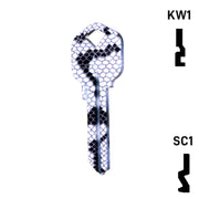 Happy Keys- Snakeskin Key (Choose Keyway) Residential-Commercial Key Howard Keys