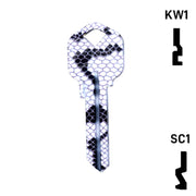 Happy Keys- Snakeskin Key (Choose Keyway) Residential-Commercial Key Howard Keys