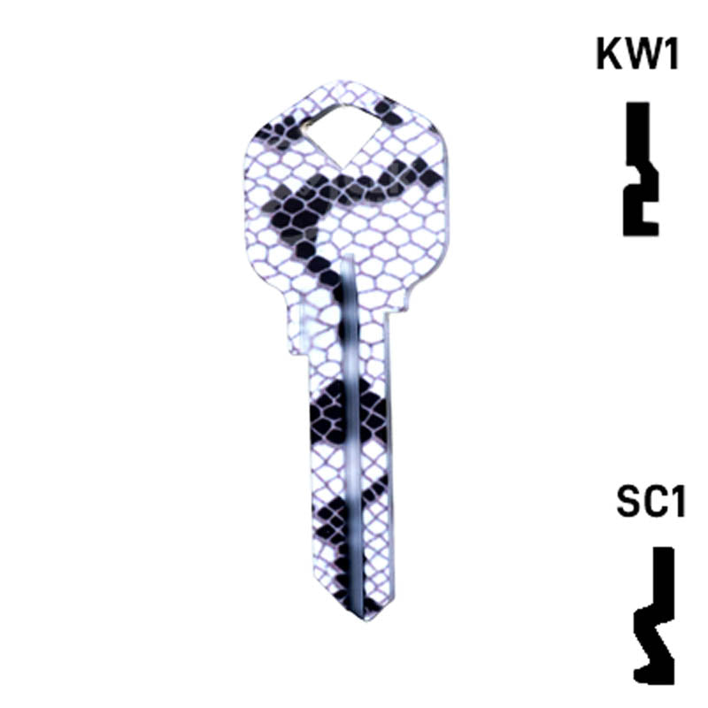 Happy Keys- Snakeskin Key (Choose Keyway) Residential-Commercial Key Howard Keys