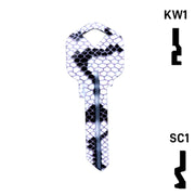 Happy Keys- Snakeskin Key (Choose Keyway) Residential-Commercial Key Howard Keys