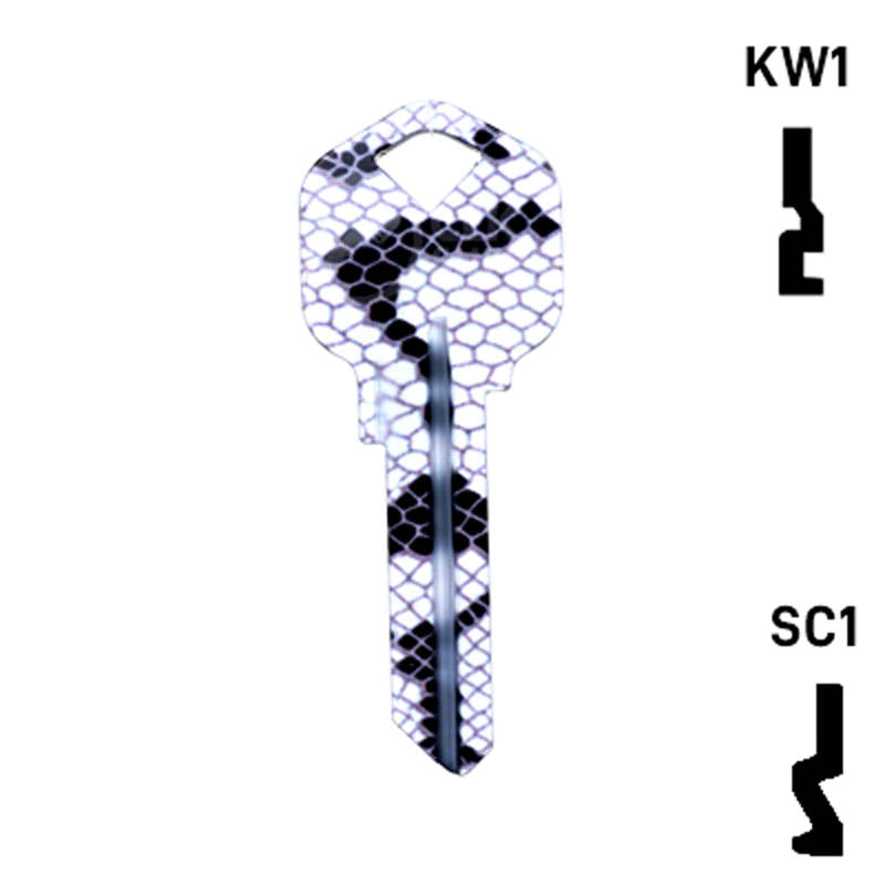 Happy Keys- Snakeskin Key (Choose Keyway) Residential-Commercial Key Howard Keys