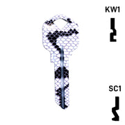 Happy Keys- Snakeskin Key (Choose Keyway) Residential-Commercial Key Howard Keys