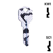 Happy Keys- Snakeskin Key (Choose Keyway) Residential-Commercial Key Howard Keys