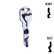 Happy Keys- Snakeskin Key (Choose Keyway) Residential-Commercial Key Howard Keys