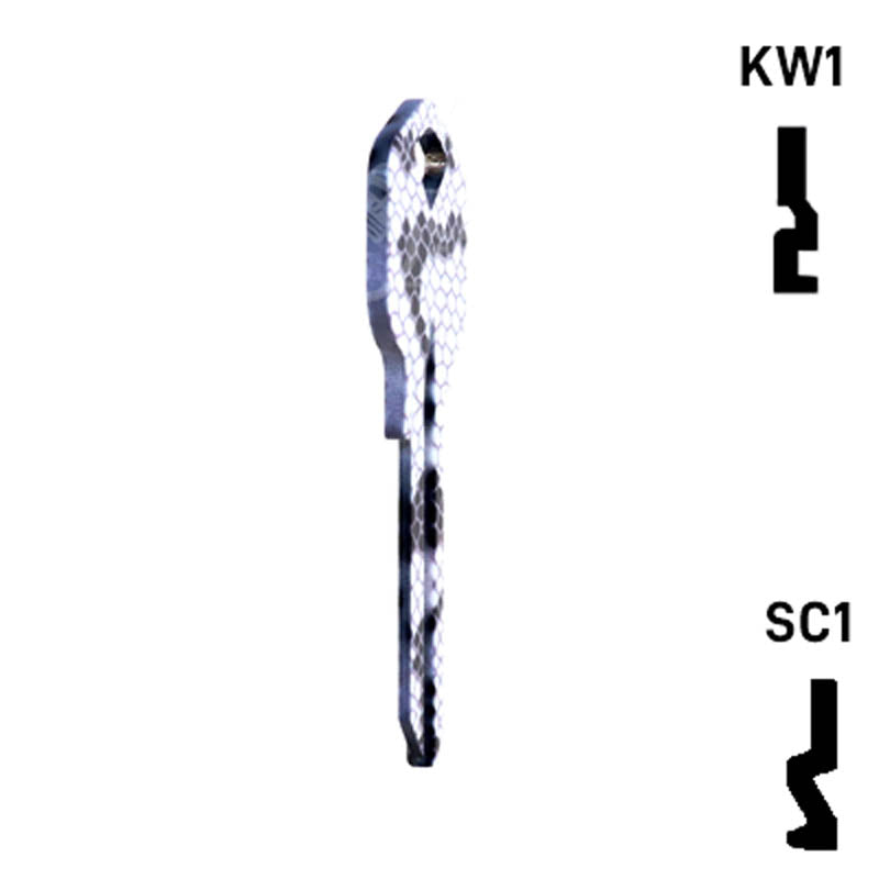 Happy Keys- Snakeskin Key (Choose Keyway) Residential-Commercial Key Howard Keys