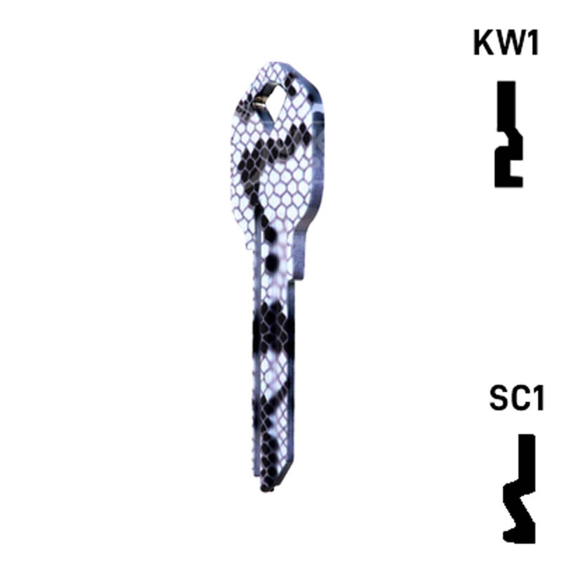 Happy Keys- Snakeskin Key (Choose Keyway) Residential-Commercial Key Howard Keys