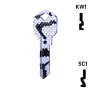Happy Keys- Snakeskin Key (Choose Keyway) Residential-Commercial Key Howard Keys