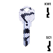 Happy Keys- Snakeskin Key (Choose Keyway) Residential-Commercial Key Howard Keys