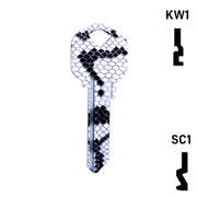 Happy Keys- Snakeskin Key (Choose Keyway) Residential-Commercial Key Howard Keys