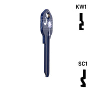 Happy Keys- South Carolina Flag SC1 Key (Choose Keyway) Residential-Commercial Key Howard Keys