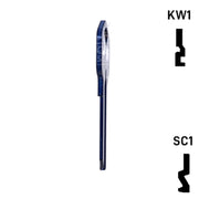 Happy Keys- South Carolina Flag SC1 Key (Choose Keyway) Residential-Commercial Key Howard Keys
