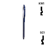 Happy Keys- South Carolina Flag SC1 Key (Choose Keyway) Residential-Commercial Key Howard Keys
