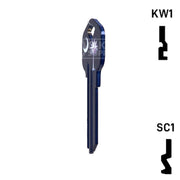 Happy Keys- South Carolina Flag SC1 Key (Choose Keyway) Residential-Commercial Key Howard Keys