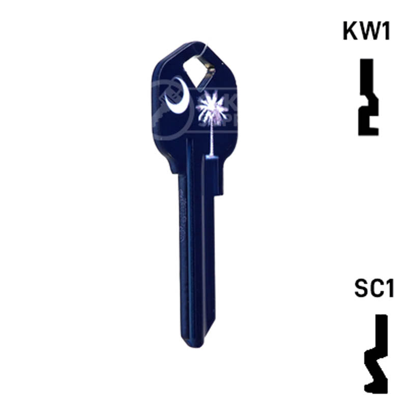 Happy Keys- South Carolina Flag SC1 Key (Choose Keyway) Residential-Commercial Key Howard Keys