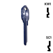 Happy Keys- South Carolina Flag SC1 Key (Choose Keyway) Residential-Commercial Key Howard Keys